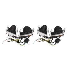 4x LED DRL Daylight Daytime Running Lights Front Fog Light Lamp for Attrage Mirage G4 2012-2015