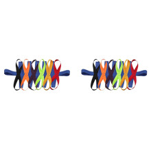 2X Children's Walking Ropes for Preschool Daycare School Kids Outdoor Colorful Handles for to 12 Children 2 Teachers