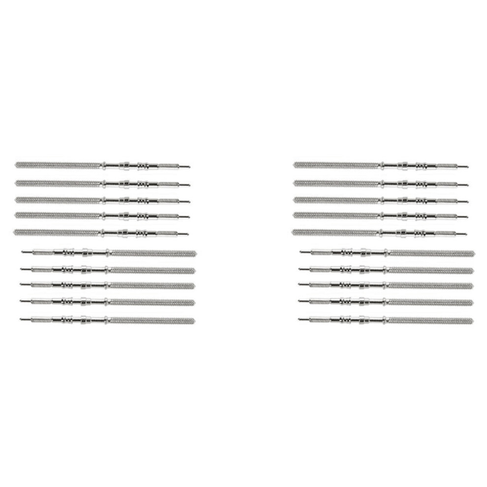 20Pcs Movement Watch Steel Stem Crown Kit Watch Of Parts Nh35 Nh36 Nh38 Nh39 Movement Watch Stem Spare Parts Silver 6032827820206