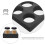 4Pcs Black Soft Drink Cup Trays Beverage Carrier Holders for Takeout 2