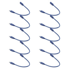10X Blu USB 3.0 Maschio A Maschio F / M Genere UN Connettore Estensione Cavo 30 cm