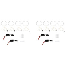 8PZ Bianca Headlight CCFL LED Angel Eyes Kit Halo Ring DRL Indicatore di Direzione Lampada CCFL Faro Per- E36 E46 E39