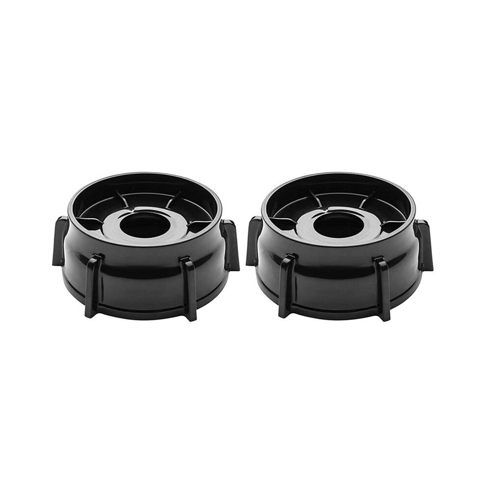 2Pcs 4902-003 Blender Jar Bottom For And Osterizer Blenders, Premium Blender Replacement Parts (Black) Black 4713145113325