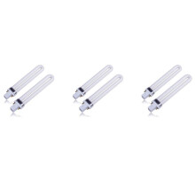 New Professional Electronic 6Pcs 365Nm 9W Nail Dryer UV Lamp Light Bulb Tube Replacement Art Nail Polish Manicure