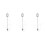 3PCS 150mm Stainless Steel Float  Tank Liquid Water Level Sensor 220V 1