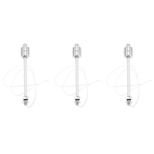 3PCS 150mm Stainless Steel Float  Tank Liquid Water Level Sensor 220V