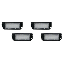 4x Car White 18-LED License Plate Light Number Light Replacement for Veloster 2D Soul