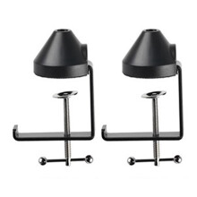 2X Metal Table Mounting Clamp Cantilever Bracket Clamp for Microphone Suspension Boom Scissor Arm Stand Holder