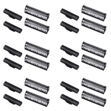 6Set Clipper Blade for Kemei -1102 Clipper Electric Shaver Parts Net Silver