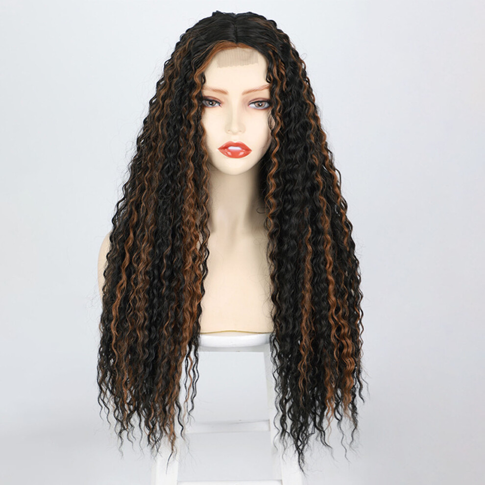 Roc-Electron (P2-30#) Women\'S Natural Wavy Synthetic Wig - Heat Resistant