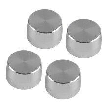 4Pcs Steel Dial Lamp Cover for Fortwo 451 2009-2014 Car Wiper Gear Cap Decorative Car Styling Silver