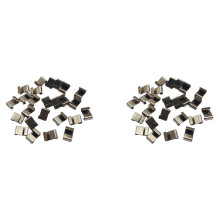 50Pcs Stainless Steel Z-Lap Type Greenhouse Glazing Clips Garden Supplies Clips