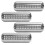 4Pcs 42LED Boat Drain Light Boat Transom Light  Underwater Pontoon Marine Light 1