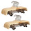 20 Pack Solid Finish Holz Hosen / Rock Kleider BüGel mit Anti-Rost Clips Kleider BüGel 2