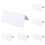 200 Blank Table Name Place Cards, Many Colours - White, Party, Wedding 1