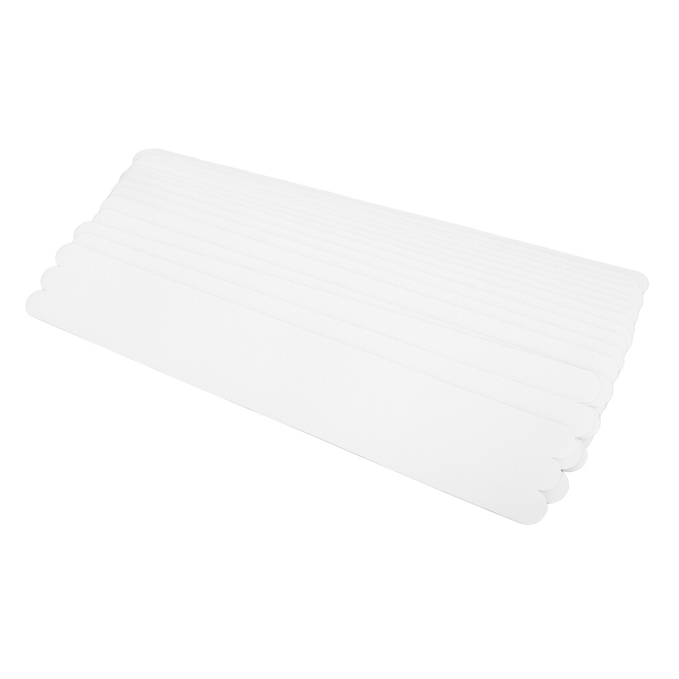 48pcs Transparent PEVA Anti Slip Treads 2x38cm
