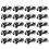 1000 Pcs. Self Adhesive Cable Clamp Plastic Rectangular Cable Clips Cable Tie Bind Cable Wire Management Holder for Car 1
