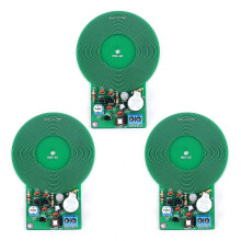 3X Icstation Meno di 60mm Semplice Metal Detector, per Assemble Kit Fai da Te Elettronico Saldatura Pratica, Metal Sensor Buzzer 3-5V