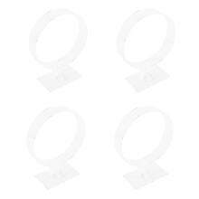 4X Support de Bandeau Acrylique, Accessoires pour Cheveux, Présentoir de Bandeau, Support de Bijoux Transparent