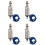 4X Solenoid Electric Solenoid Type Push / Pull 10 mm  12 V 2.1 Kg Force 1