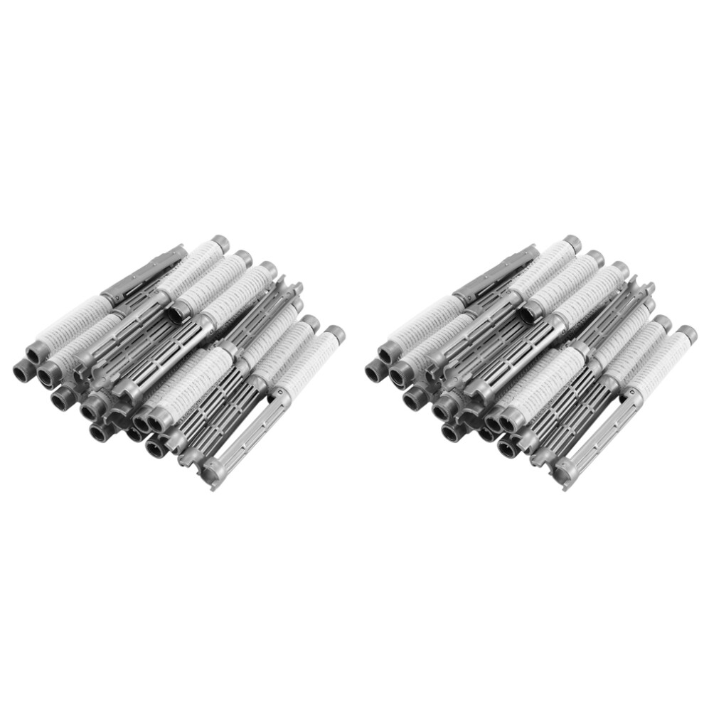 Bobotron 40Pcs Hair Perm Rods Styling Bars Diy Hair Clip Fluffy Perming Rod Hair Roller Curler Salon Hairdressing Tool Kit