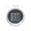 Waterproof Autoadesivo Orologio Digitale Universale Per Moto Auto Nero 2