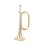strumento musicale per bambini principianti, tromba in oro 3