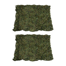 2pcs 4 x 1.5M Camouflage Shooting Hide Army Net Hunting Oxford Fabric Camo Netting