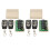 12V 4CH Channel 433Mhz Wireless Remote Control  Integrated Circuit with 4 Transmitter DIY Replace Parts Tool Kits 1
