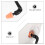 tappi orecchie con archetto silicone, 8 pezzi, protezione uditiva 9