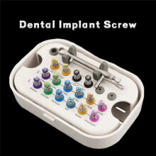 Dental Implant Screw Driver Colorful Torque Wrench Ratchet 10-70NCM with 16Pcs Screw Driver Universal Restoration Tools