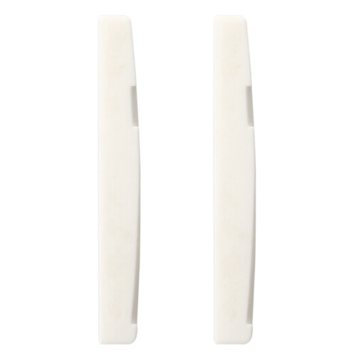 2X Folk Saddle Bridge Bone Bone Guitar Saddle