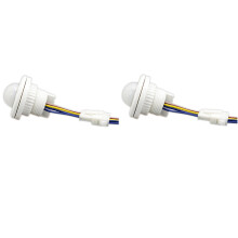 2X PIR Infrared Motion Sensor Detection 220V Adjustable Infrared Automatic LED Light Witch