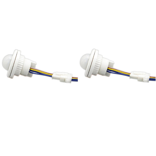 2X  PIR Infrared Motion Sensor Detection 220V Adjustable  Infrared Automatic LED Light Witch