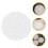 6Pcs Durable White Plastic Sewing Sheets for Needlework and Crafting 5