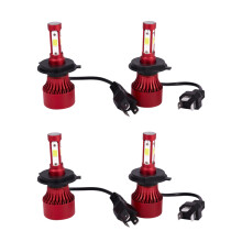 2X H4 Hb2 9003 2200W 330000Lm Kit Faro Principale Un 4 Lati Lampadine Hi/Lo 6000K