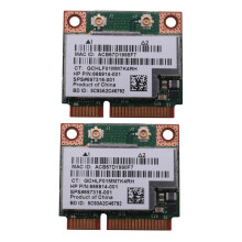 2X Bi-Bande BCM 943228HMB 802.11A / B / G / N 300Mbps Wifi Sans Fil Carte 4.0 Demi Cahier PCI-E Wlan 2,4 Ghz 5 Ghz