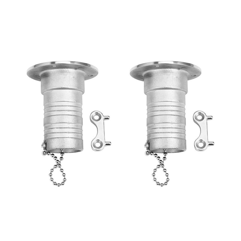 2 Pcs 38Mm 1.5 Inch Marine Stainless Steel Boat Deck Fill/ Filler Port Gas Fuel Tank With Key Cap 6032267906102