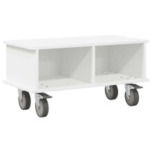Mobile TV - HELLOSHOP26 - Modello 68,5x35x35 cm - Bianco - Legno ingegnerizzato - Rettangolare