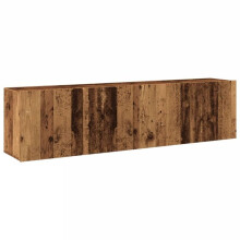 Mobili TV - HELLOSHOP26 - 80 x 30 x 41 cm - Set di 2 - Legno antico - Legno ingegnerizzato