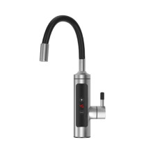 Instant Tankless Water Faucet Electric Hot Water Heater Faucet LCD Digital Kitchen Instant Heating Faucet EU Plug B