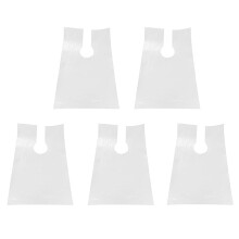500 Pezzi Grembiule Pe Usa E Getta Lungo Barbiere Wai Panno Perm Parrucchiere Taglio di Capelli Wai Parrucchiere Scialle del Capo 60X90 cm