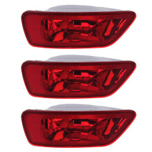 3X Rear Left Fog Lamp for Journey, Compass Grand Cherokee 11-16 Tail Bumper Lamp Fog Lights Rear Bumper Light