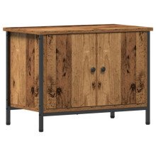 Mobile TV - HELLOSHOP26 - 60 x 35 x 45 cm - Legno ingegnerizzato - 2 porte - Beige