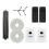Roller Brush Side Brush Filter for  DEEBOT X2 PRO Vacuum Cleaner Sweeping Robot Sweeper Accessories A 1