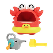 Bath Bubble Machine Crab Toy for Toddlers with Continuous Bubble Stream for Bathtub and Party