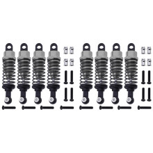 8Pcs Aluminum Assembled Damper A949-55 for 1/18 A959 A979 K929 A959-B A969-B A979B (Gray)