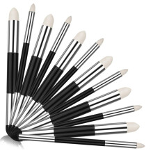 12 Pcs Artist Blending Sponge Pen Double Headed Washable Rubbing Sponge Brush Dual Tip Sketching Wipe Pen