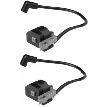 2X Ignition Module Ignition Coil 530039198 for Poulan Chain Saw Accessories