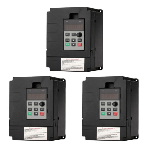 3X 2.2KW 220V Variable Frequency Drive Inverter Single to 3 Phase CNC VFD Universal